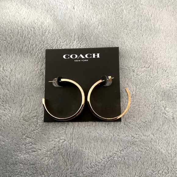 Coach Hoop Earrings - Picture 2 of 9
